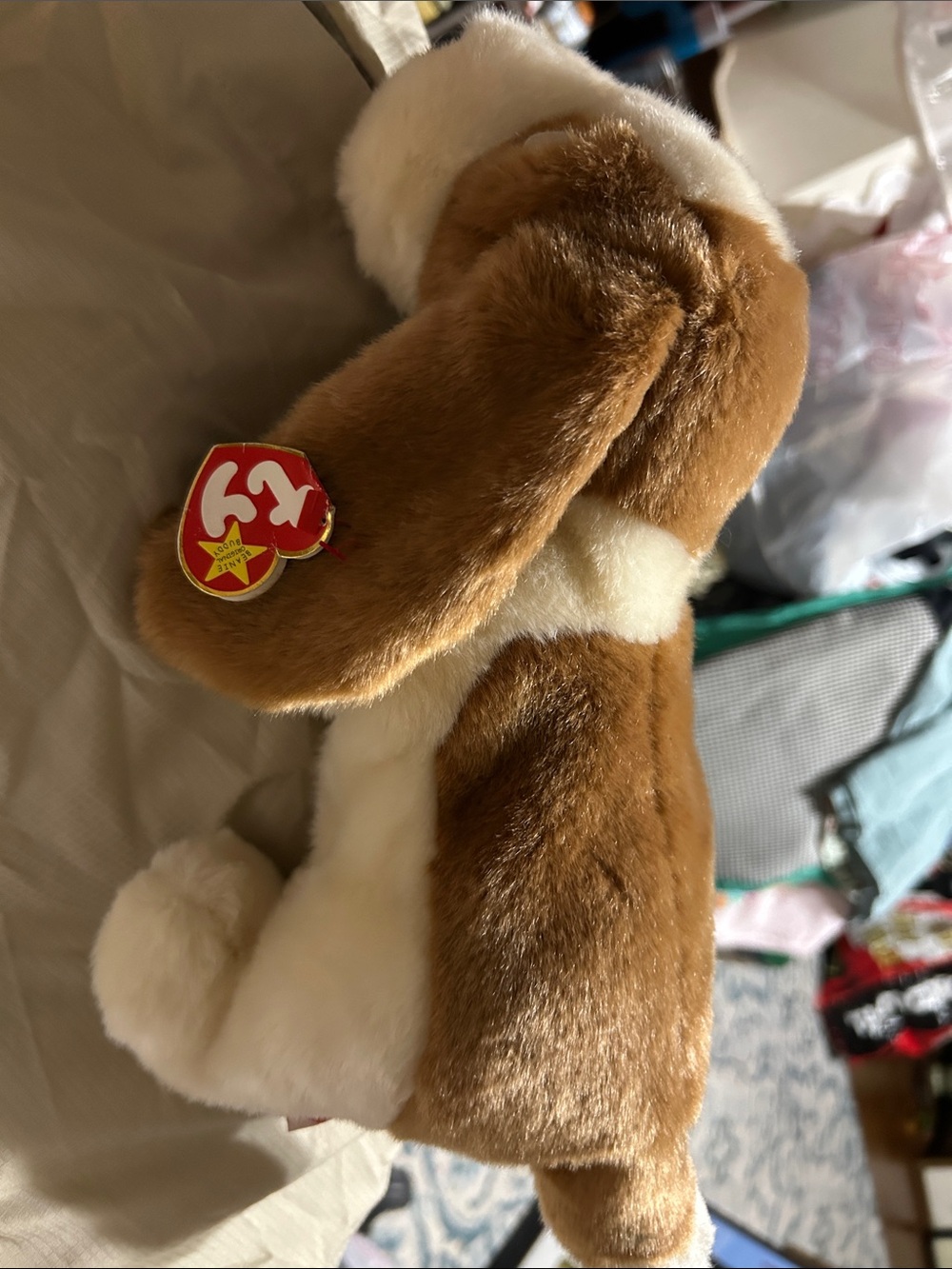 Ty Beanie Buddies, Tracker The Hound Dog, Retired!  Adorable and Plush. eUC